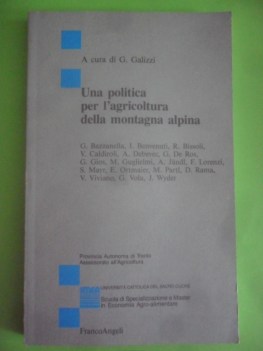 politica per l\'agricoltura della montagna alpina
