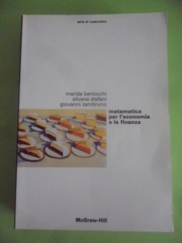 matematica per l\'economia e la finanza