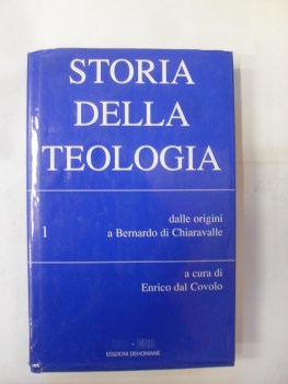 storia della teologia vol. 1 dalle origini a bernardo di chiaravalle