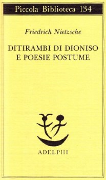 ditirambi di dioniso e poesie postume