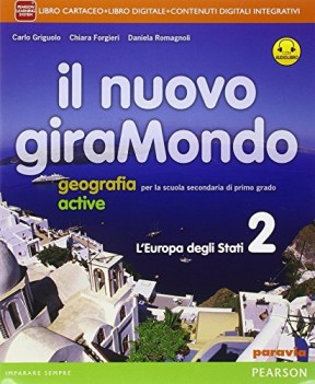 nuovo giramondo activebook 2 +eb geografia sc.media