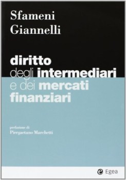 diritto degli intermediari e dei mercati finanziari