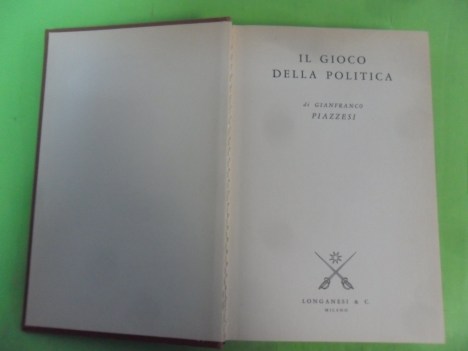 gioco della politica FUORI CATALOGO