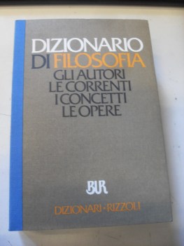 dizionario di filosofia
