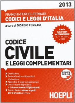 codice civile 2013 diritto,economia,finanze