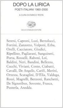 dopo la lirica - antologia