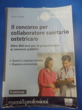 concorso per collaboratore sanitario ostetrica/o oltre 800 test
