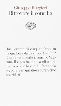 ritrovare il concilio